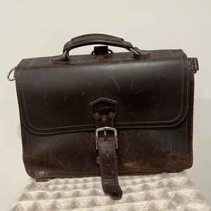 Saddleback Thin Leather Briefcase